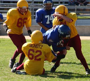 Andrew #66 against Bishop - October 1, 2005