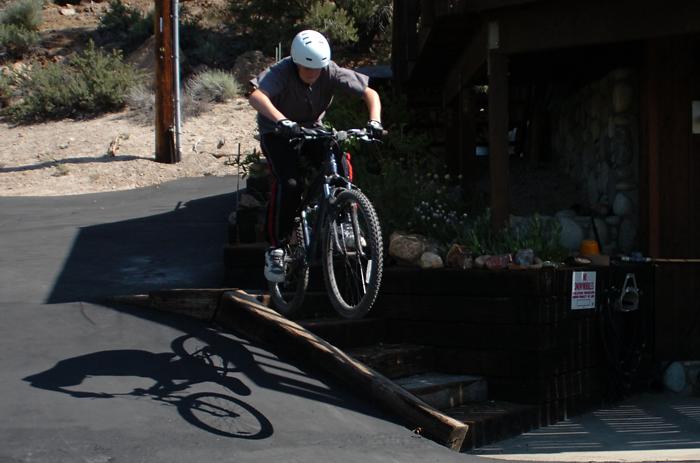 Jumping my Mountain Bike - June 25, 2006