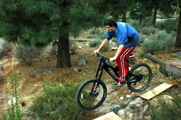 Jumping new bike at Sunny Slopes - June 29, 2007