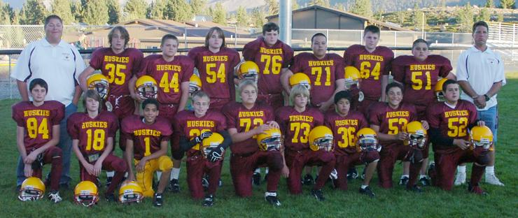 I'm #76 on the Mammoth Youth Football 2007 Senior Team - September 26, 2007