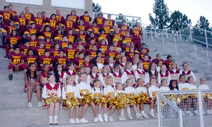 All the 2007 football players and cheerleaders - September 26, 2007
