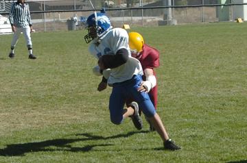 Tackling Bishop ball carrier - September 29, 2007