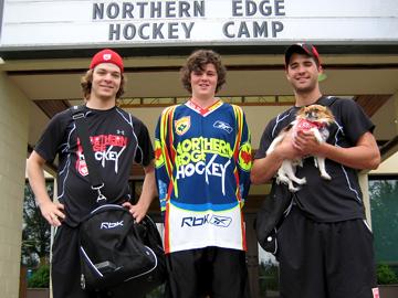 Me, Alphie and two of my instructors - July 22, 2008