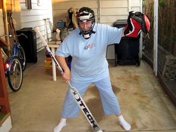 My grandmother Nana ready to go - July 24, 2008