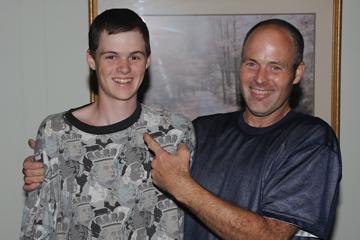 Me and my dad - August 5, 2009