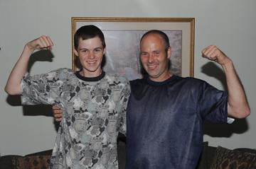 Me and my dad - August 5, 2009