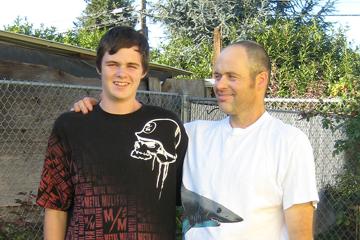 Me and my dad - October 24, 2009