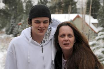 Me and my mother - November 28, 2009