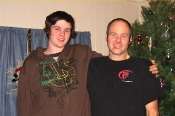 Me and my dad - December 24, 2009