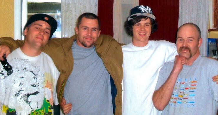 My Brothers Jeremy and Rocky, me, my Dad Chris - June 2010