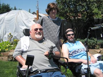 My Uncle Tony, me, my Dad Chris - June 19, 2010