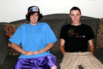 Me and my friend Corbin - July 10, 2010