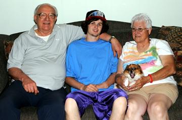 Don, me, Vee and Alfie - July 10, 2010