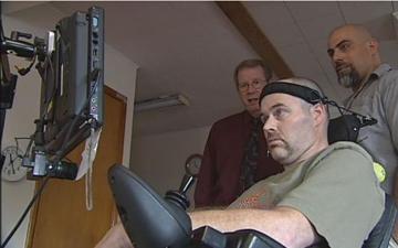 Chris Cole with KVAL Tom Adams and Steve Loveland                                                                                                                        