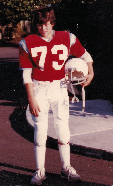 Andrew played Youth Football