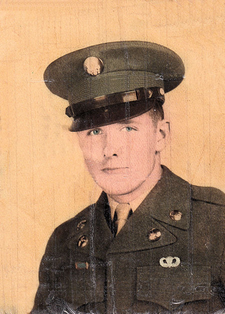Andrew's grandfather John Herriott Cole in military during Korean War