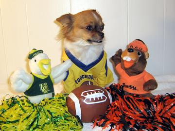 Oregon Ducks ready for Christmas - December 2006