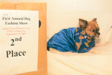 I took Second Place in the Fashion Show - September 15, 2007