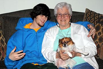 Andrew, Vee, Alfie - February 14, 2011