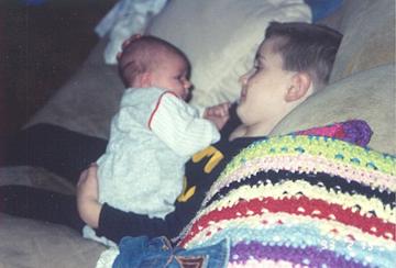 Andrew and Jeremy - February 13, 1993 Jeremy, Andrew and Rocky - 1993
