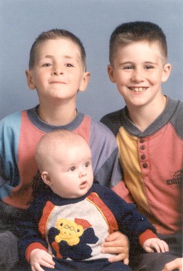 Jeremy, Andrew and Rocky - 1993 Jeremy, Andrew and Rocky - 1993