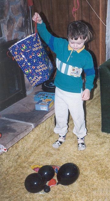 Andrew - February 1997 - age four Andrew - February 1997 - age four