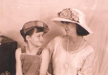 Andrew and Donna in an old time pose - 1999