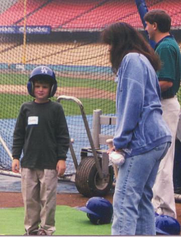 Andrew and Donna at Dodger Stadium - September 19, 1999