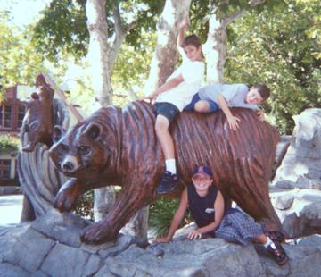 Jeremy, Andrew and Jeremy's friend Michael - Summer 2000