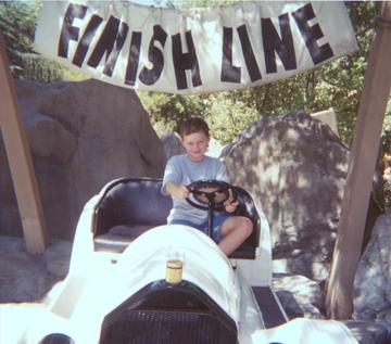 Andrew Finishes First - Summer 2000