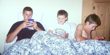 Jayme, Andrew, Jeremy - Summer 2000