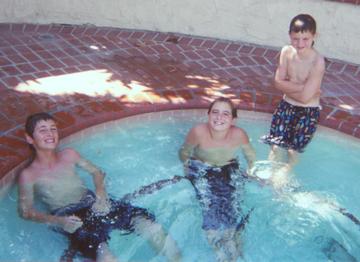 Jeremy, Jeremy's friend Michael, Andrew - Summer 2000