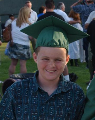 Andrew at Jayme's High School Graduation - June 17, 2003