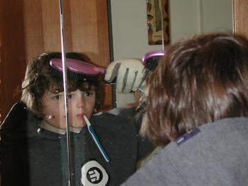 Andrew in Sunny Slopes - February 3, 2004