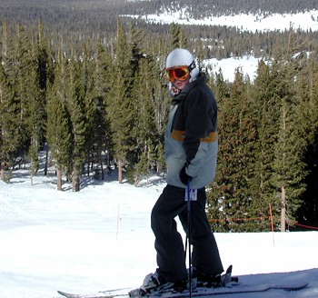 Andrew on the slopes - February 8, 2004