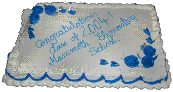Fifth Grade Graduation Cake - June 14, 2004