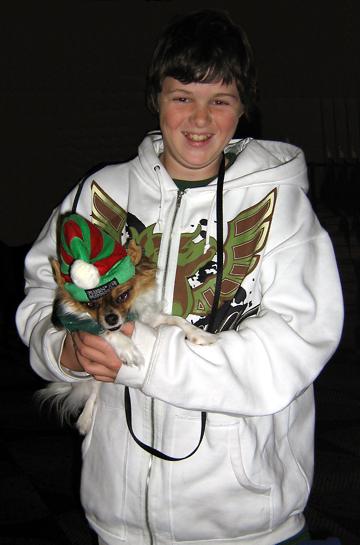 Andrew and Alphie - December 22, 2006