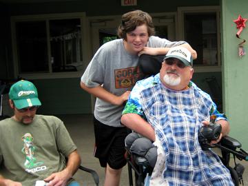 Dad, me and Uncle Tony - July 4, 2008