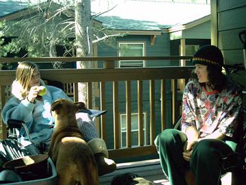 Rocky's girl friend Tina and me - May 14, 2009