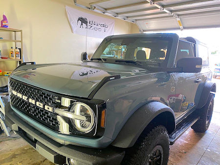 Bronco restored with protective coating