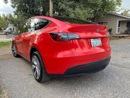 2021 Tesla Model Y after wrap
